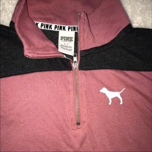 Pink VS Quarter Zip